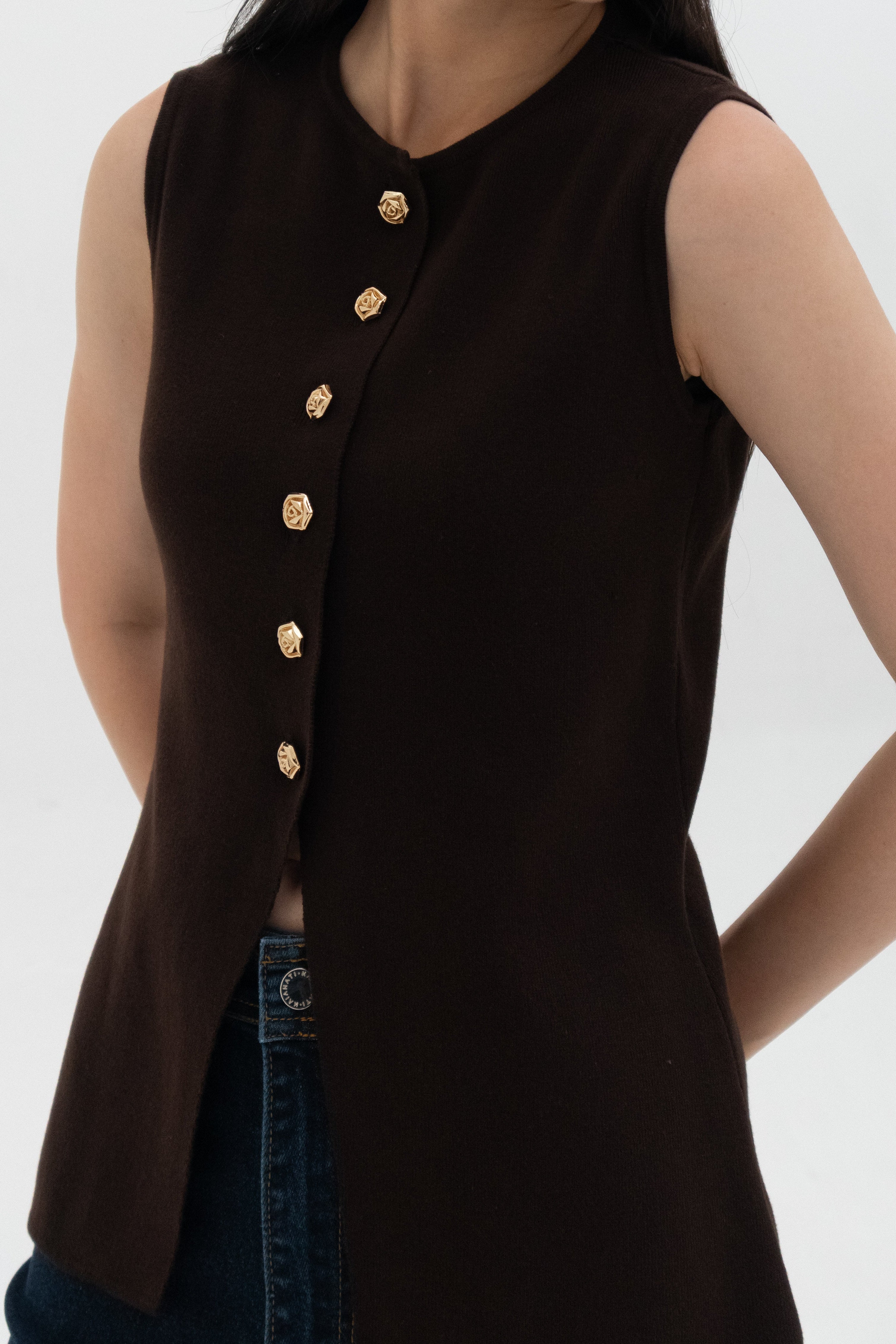 Anastasia Knit Waistcoat