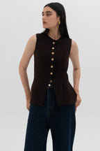 Anastasia Knit Waistcoat