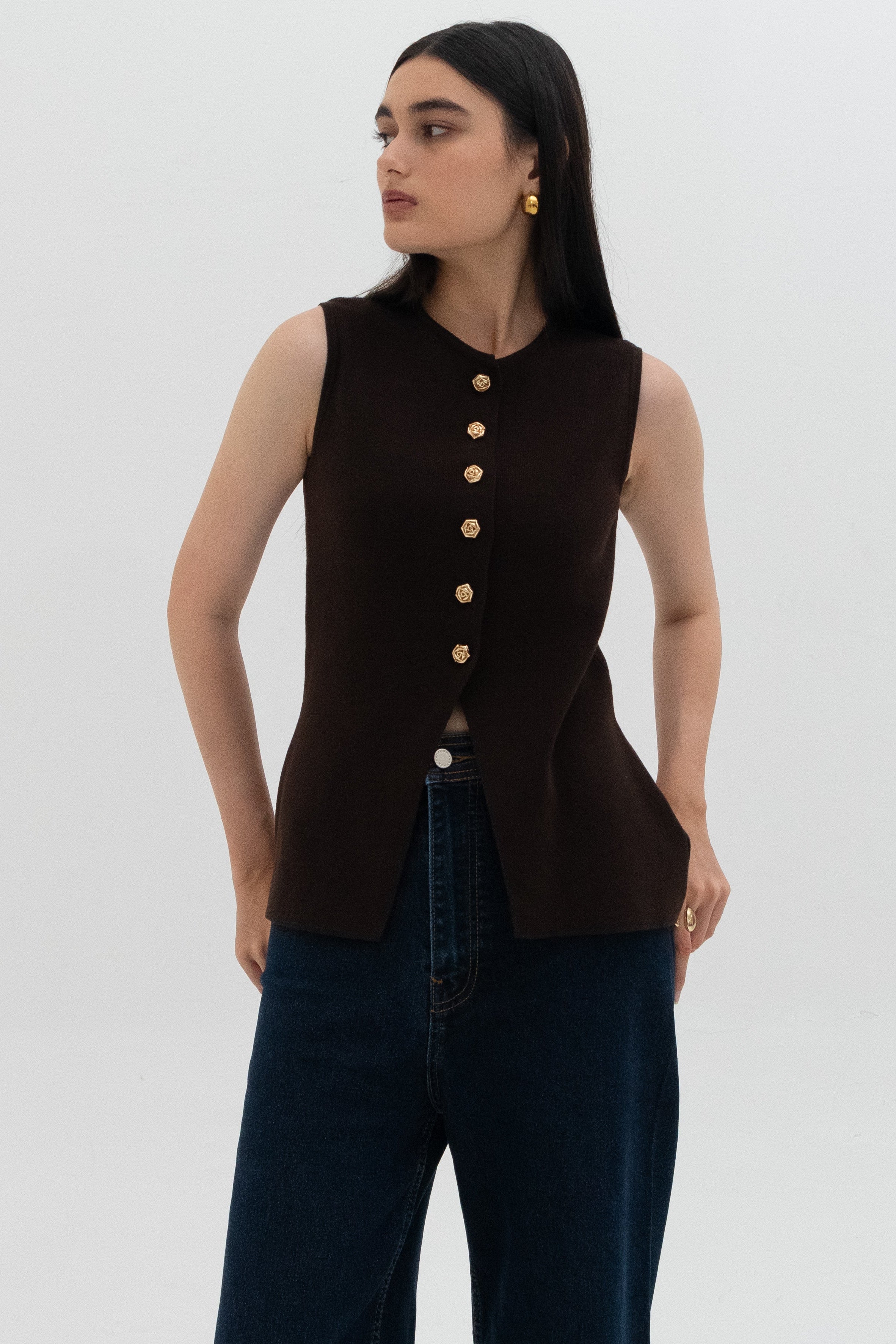 Anastasia Knit Waistcoat