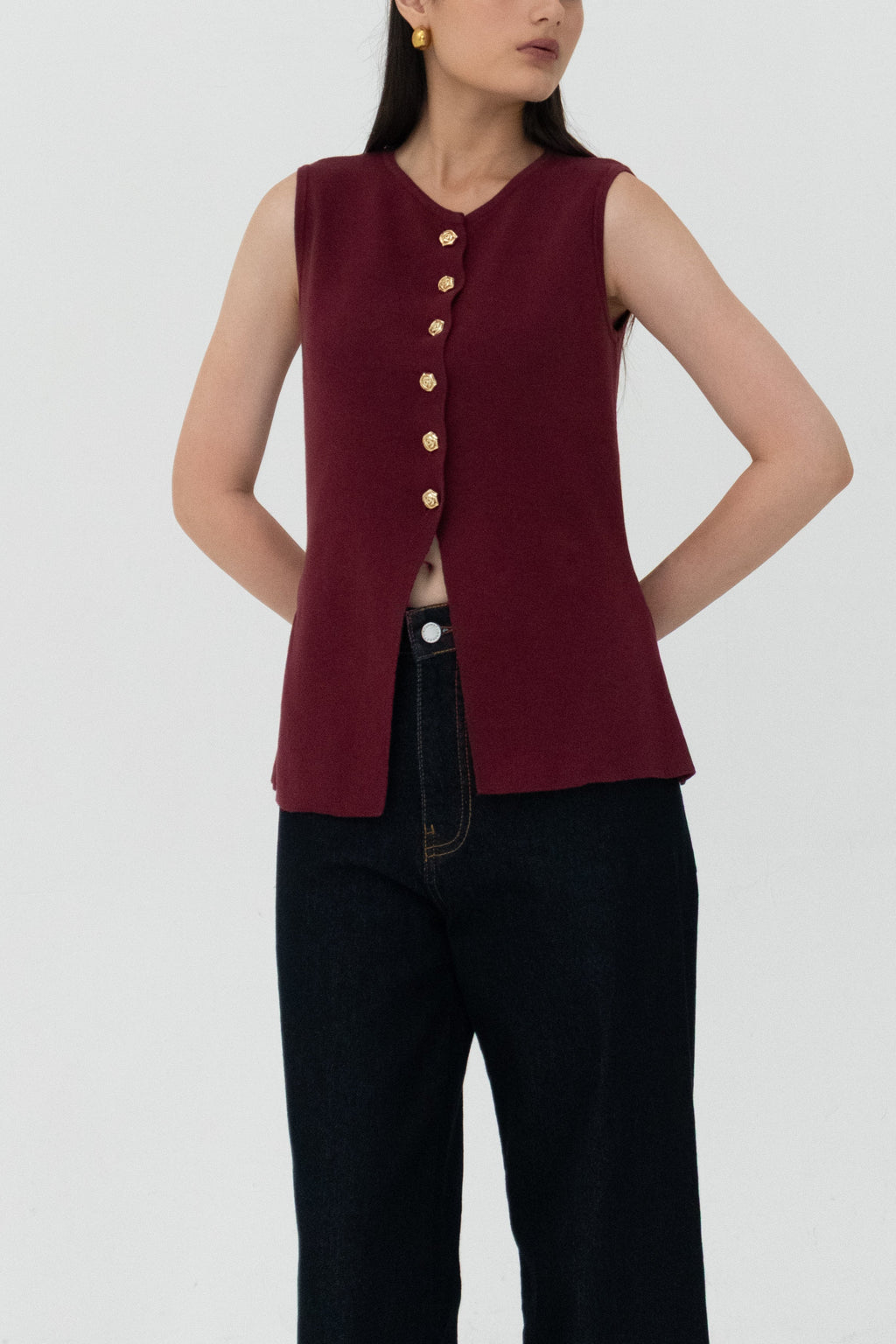 Anastasia Knit Waistcoat