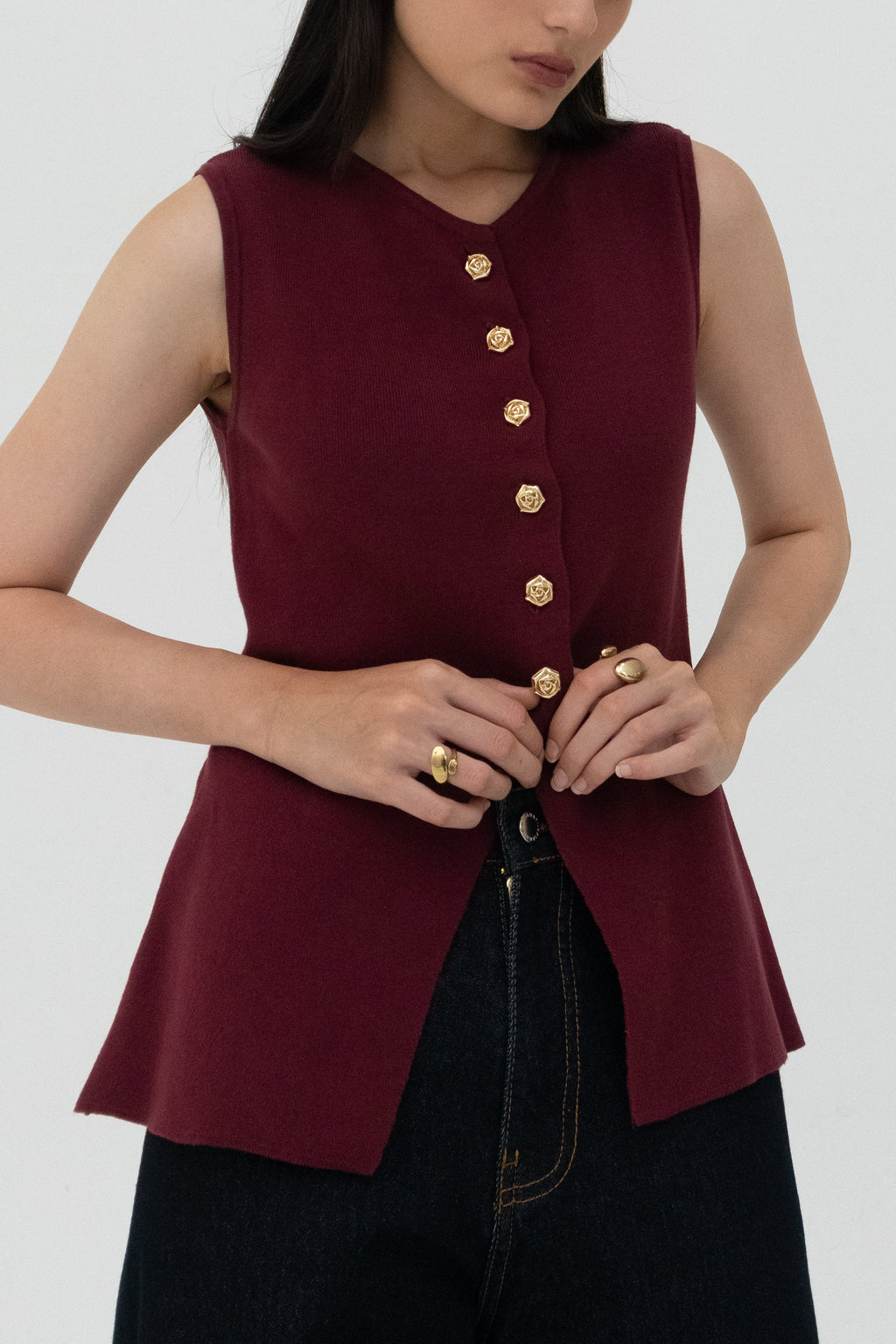 Anastasia Knit Waistcoat