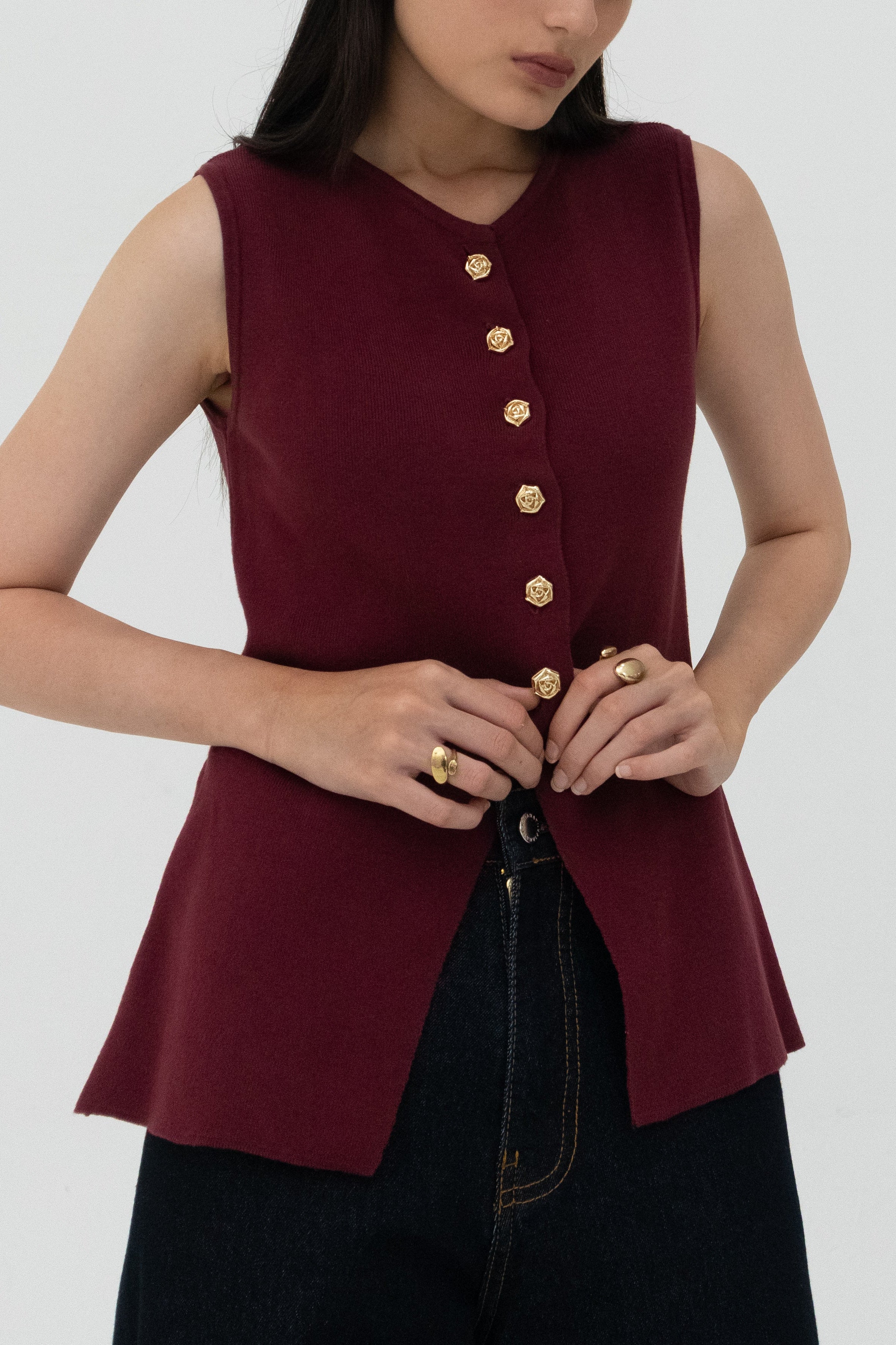 Anastasia Knit Waistcoat