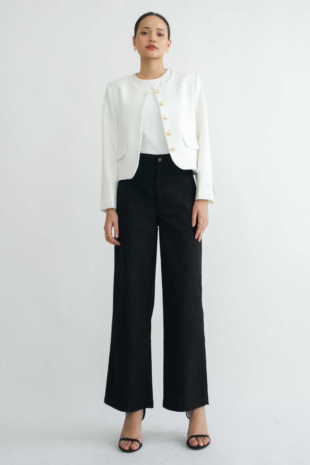 Valencia Collarless Jacket