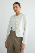 Valencia Collarless Jacket