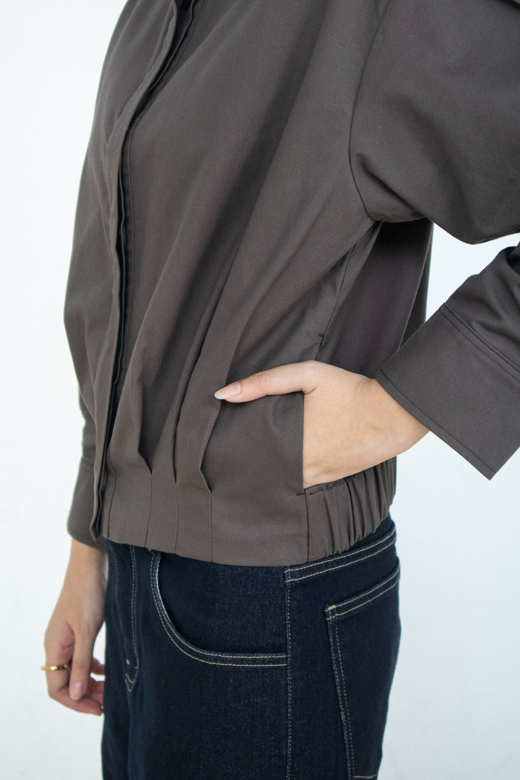 Cassia High Neck Jacket