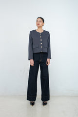Valencia Collarless Jacket