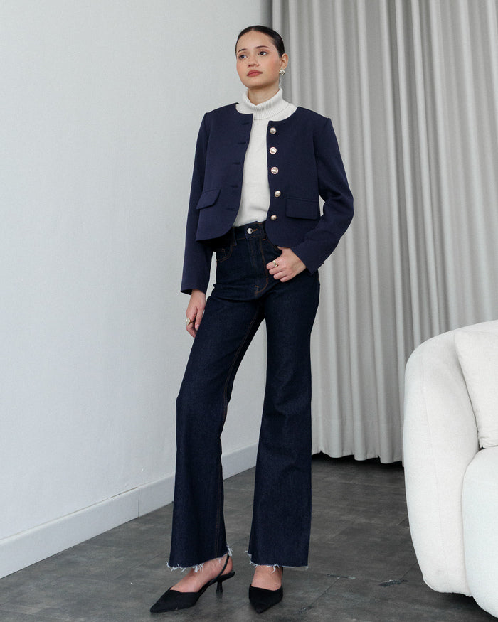 Emilia Flared Jeans Dark Indigo