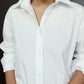 Enricia Basic Oversized Shirt - White