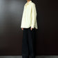 Enricia Basic Oversized Shirt - Butter Yellow