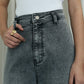 KAIAHATI - Gia Wide Leg Jeans Grey Wash