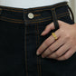 Gia Wide Leg Jeans - Dark Indigo