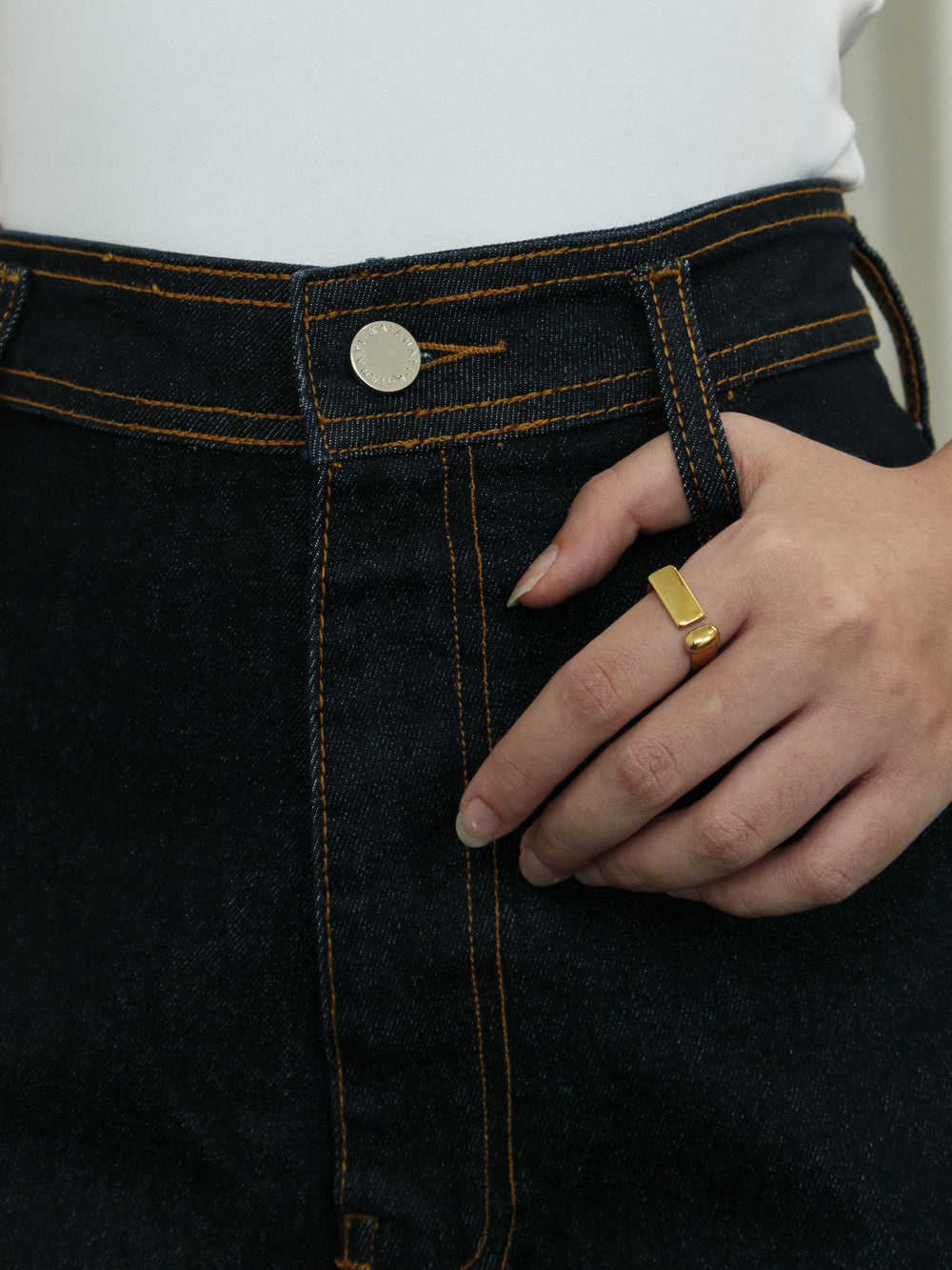 Gia Wide Leg Jeans - Dark Indigo