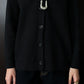 Kia Basic V-neck Cardigan - Black
