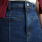 Leticia Denim Midi Skirt - Dark Blue