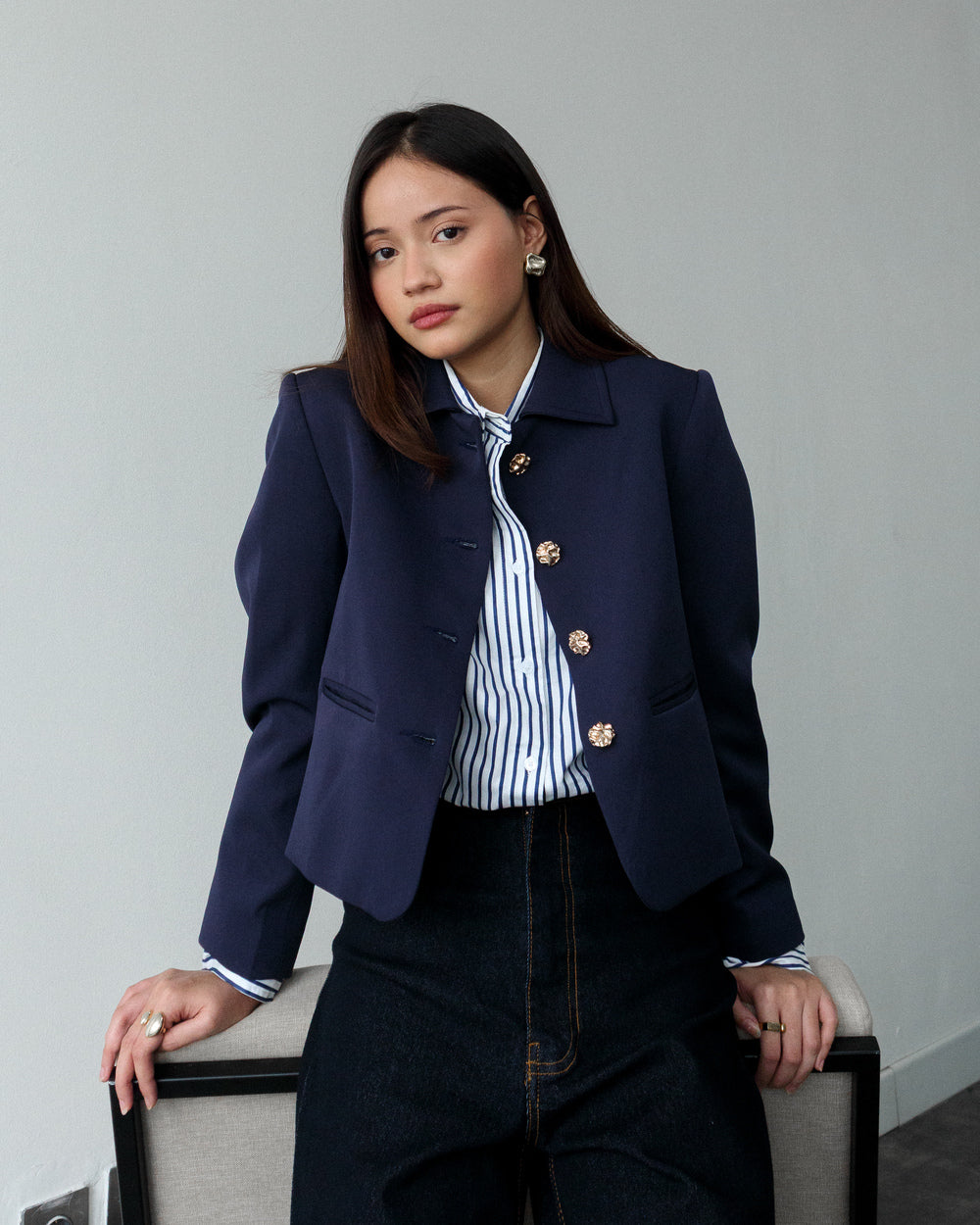 Livia Reguler Jacket - Navy