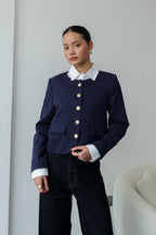 Valencia Collarless Jacket