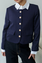 Valencia Collarless Jacket