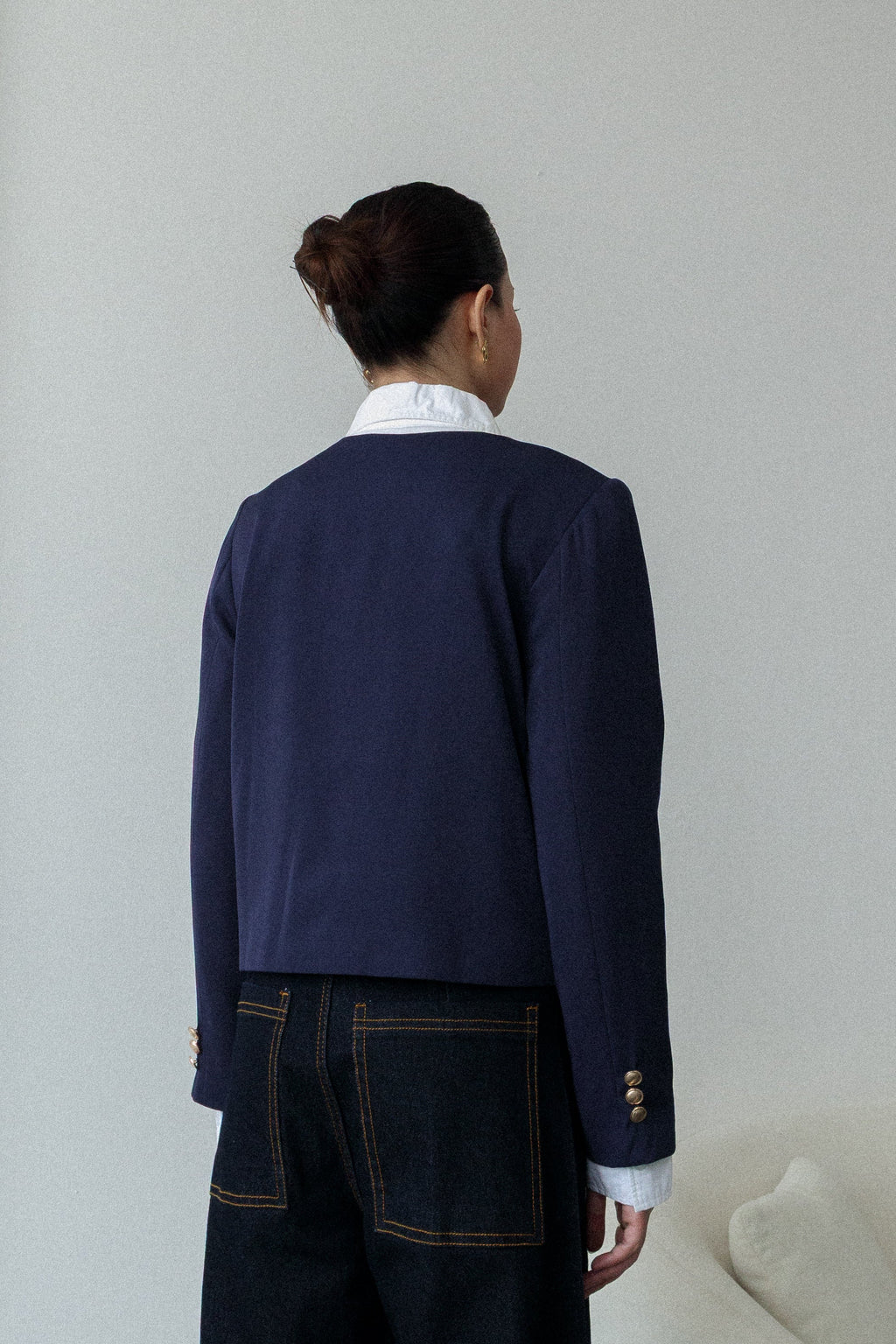 Valencia Collarless Jacket