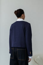Valencia Collarless Jacket