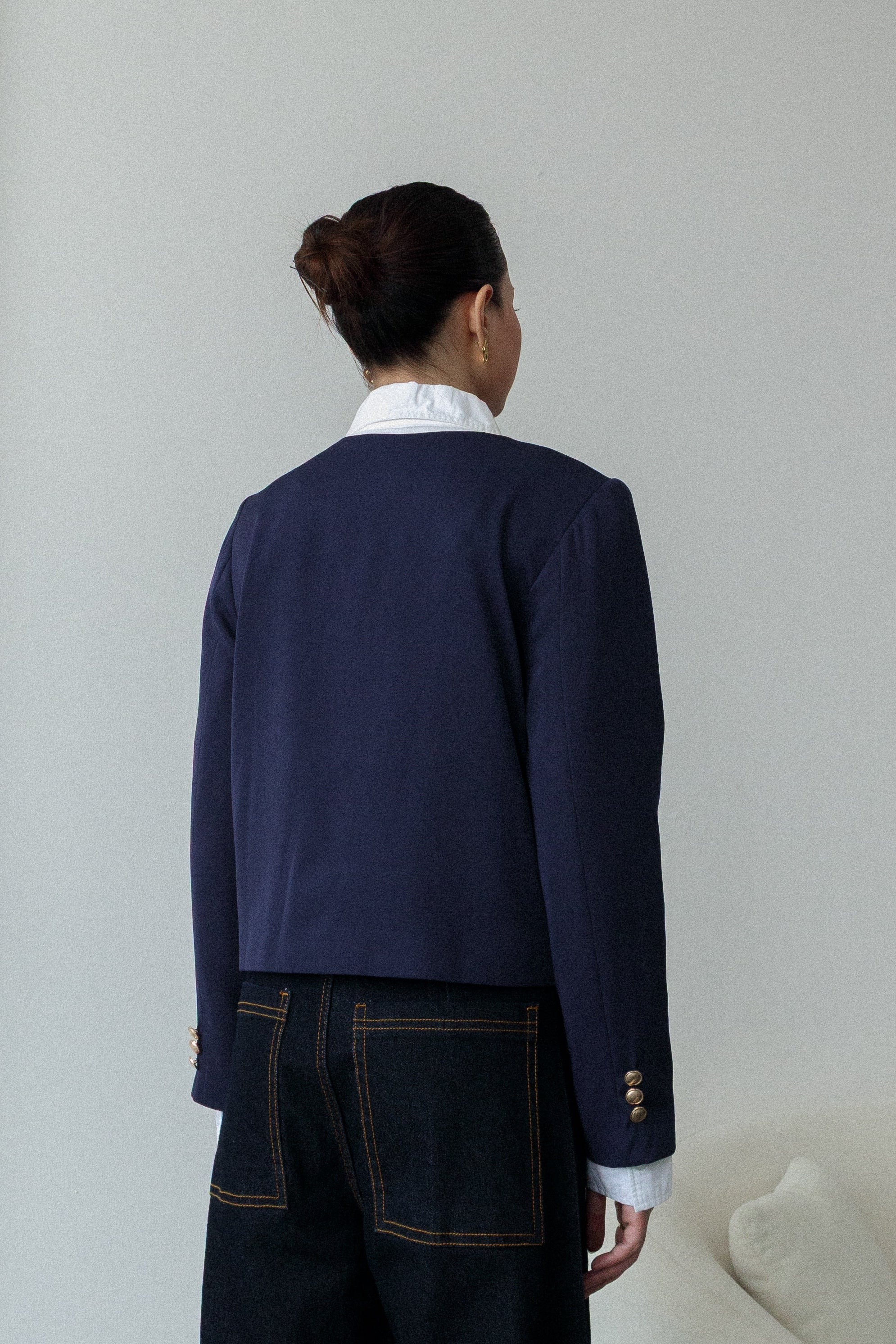 Valencia Collarless Jacket