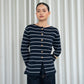Mercia Long sleeve knit Cardigan Striped Navy