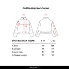Cassia High Neck Jacket