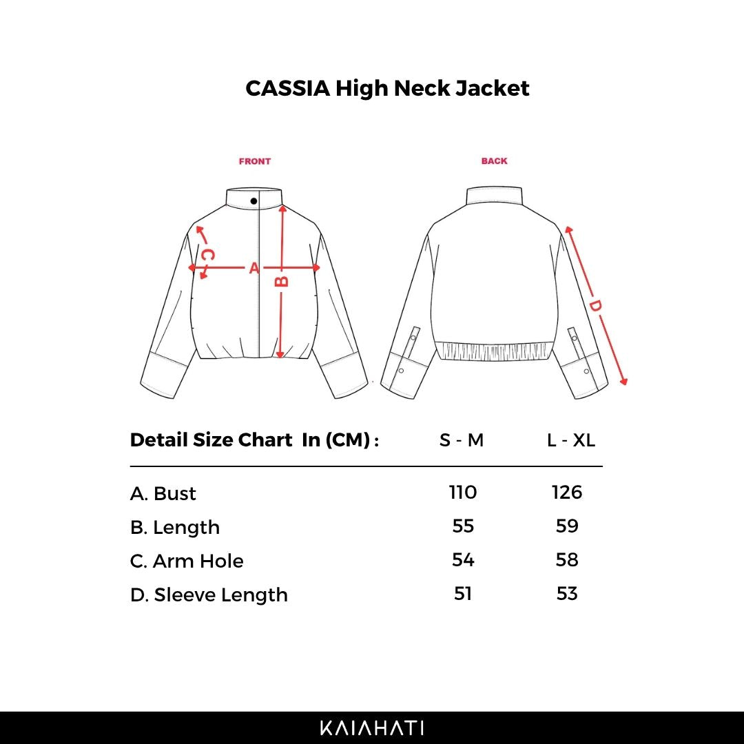 Cassia High Neck Jacket