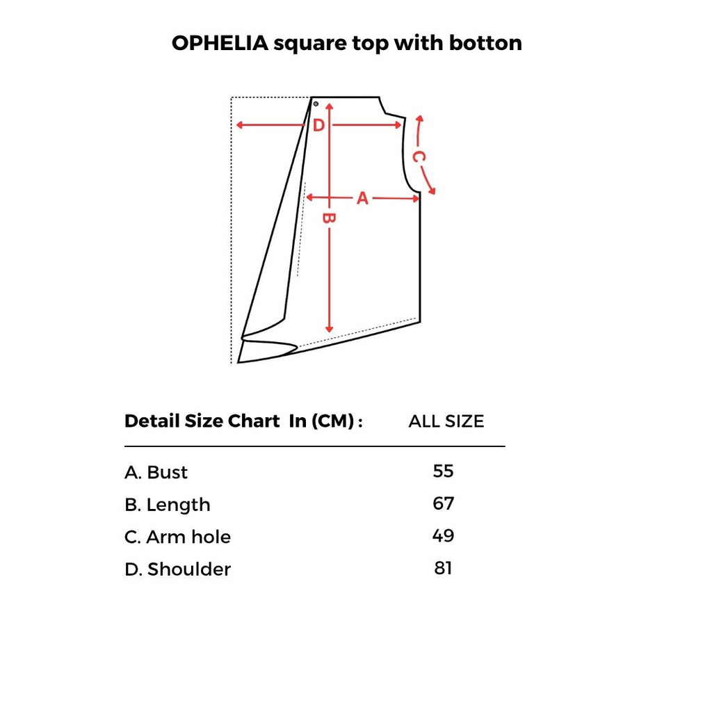 Ophelia Assymetric Square