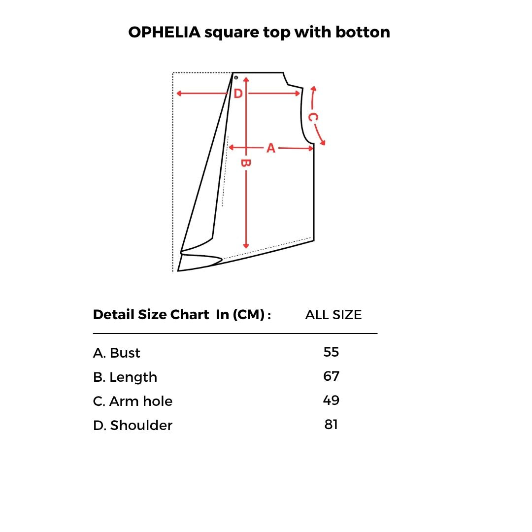 Ophelia Assymetric Square