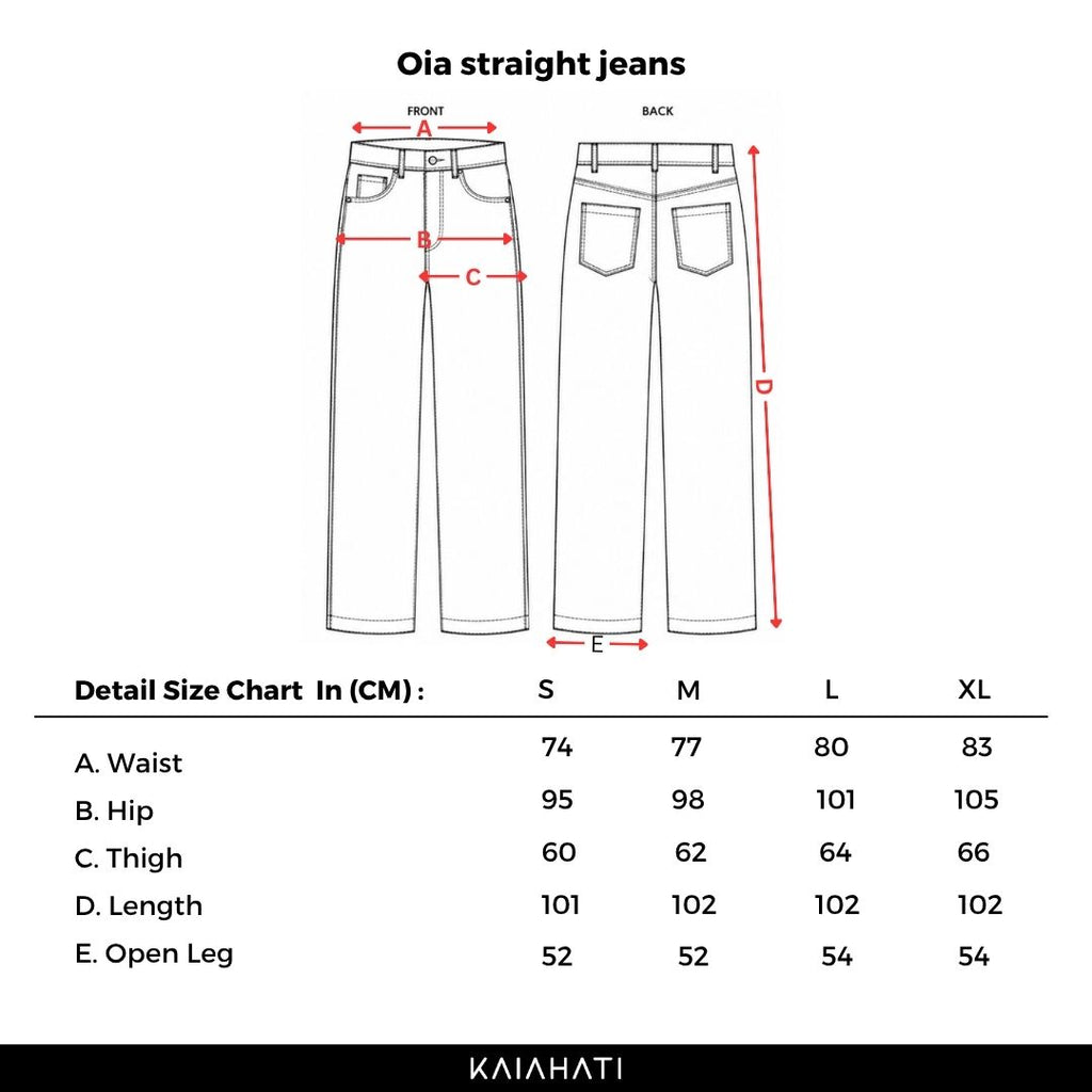 Oia Straight Jeans [PRE-ORDER]