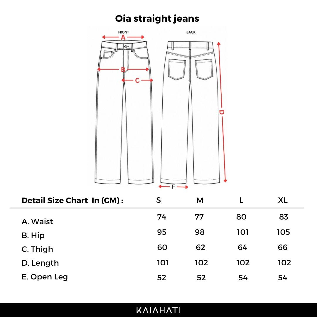 Oia Straight Jeans [PRE-ORDER]
