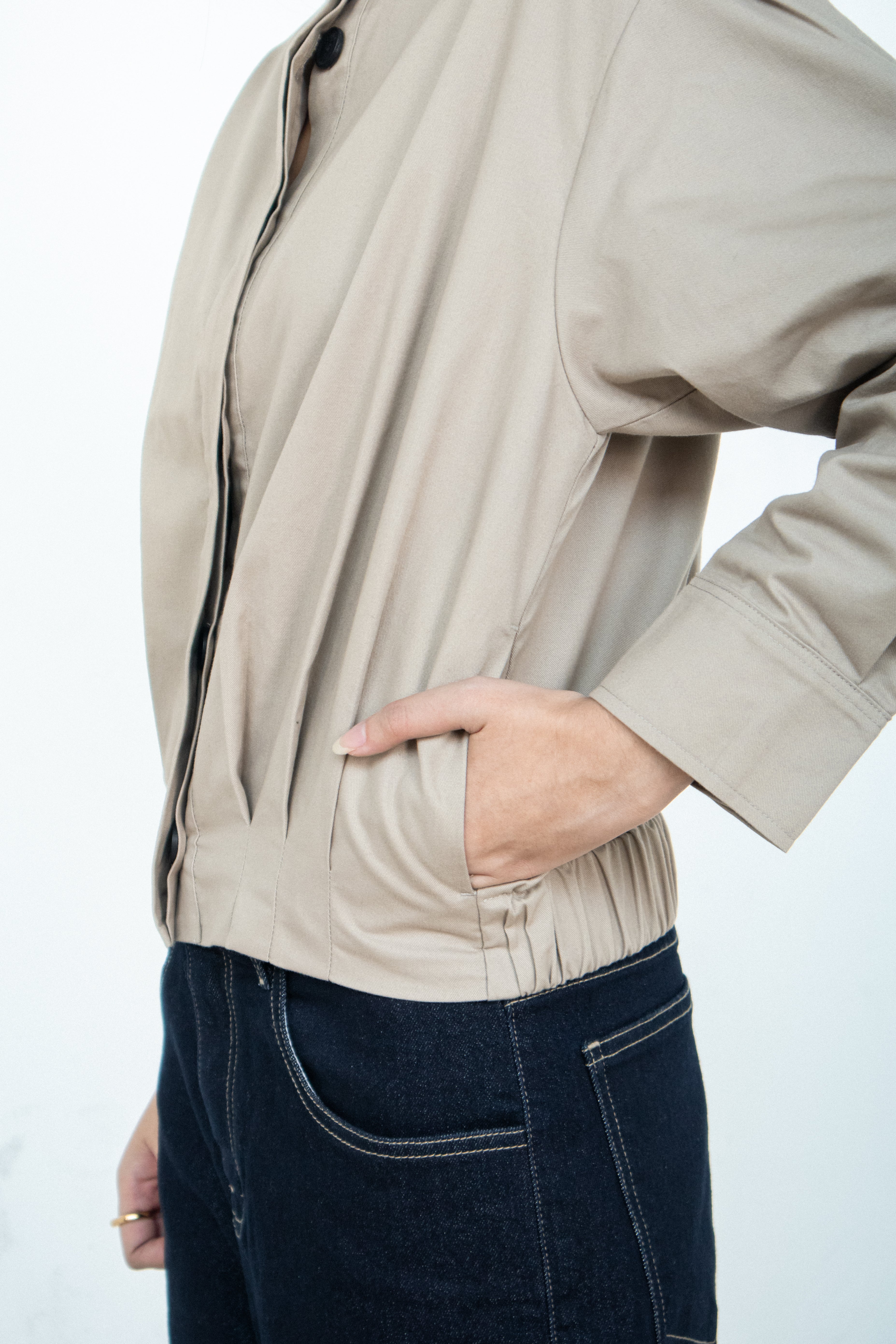 Cassia High Neck Jacket