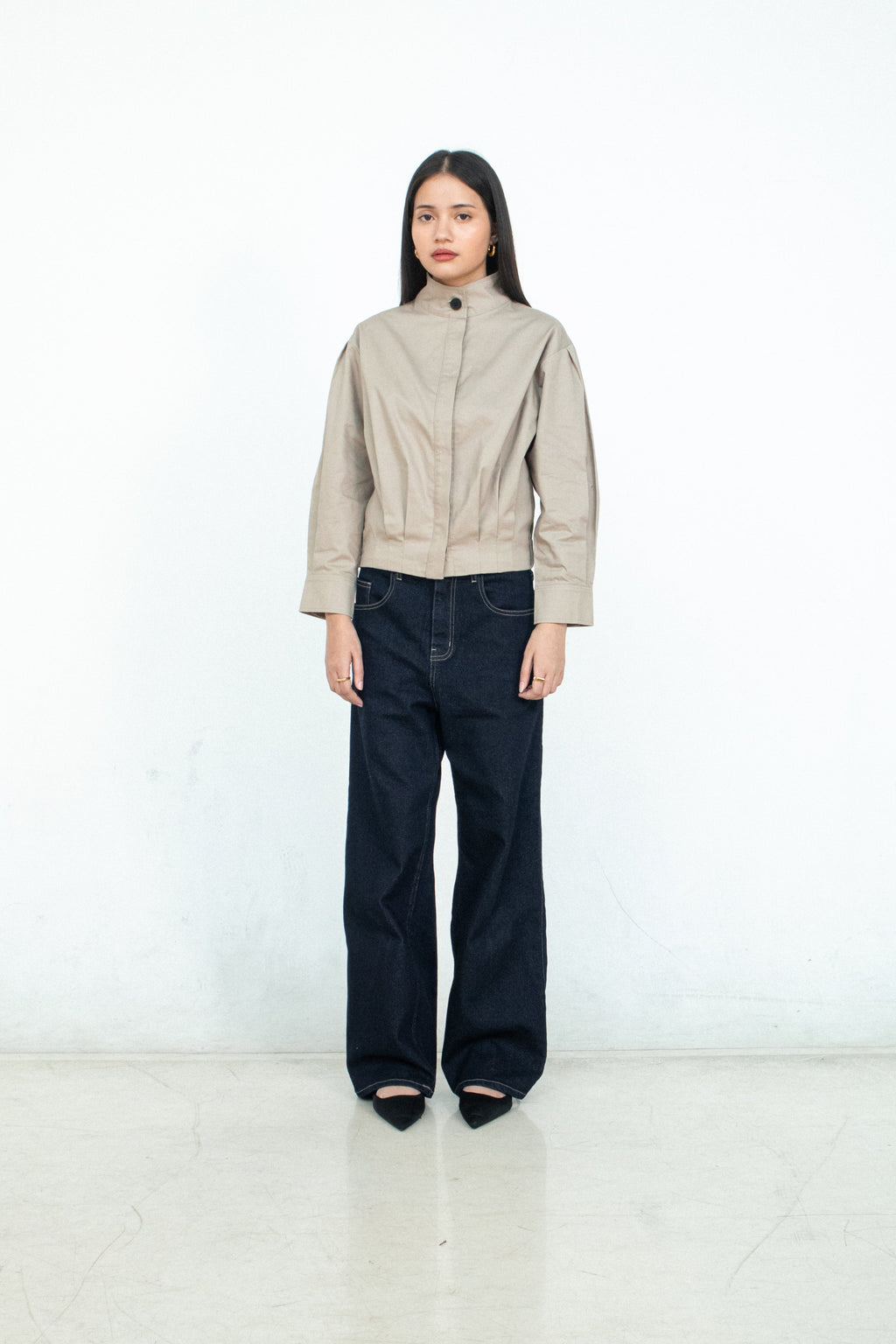 Cassia High Neck Jacket