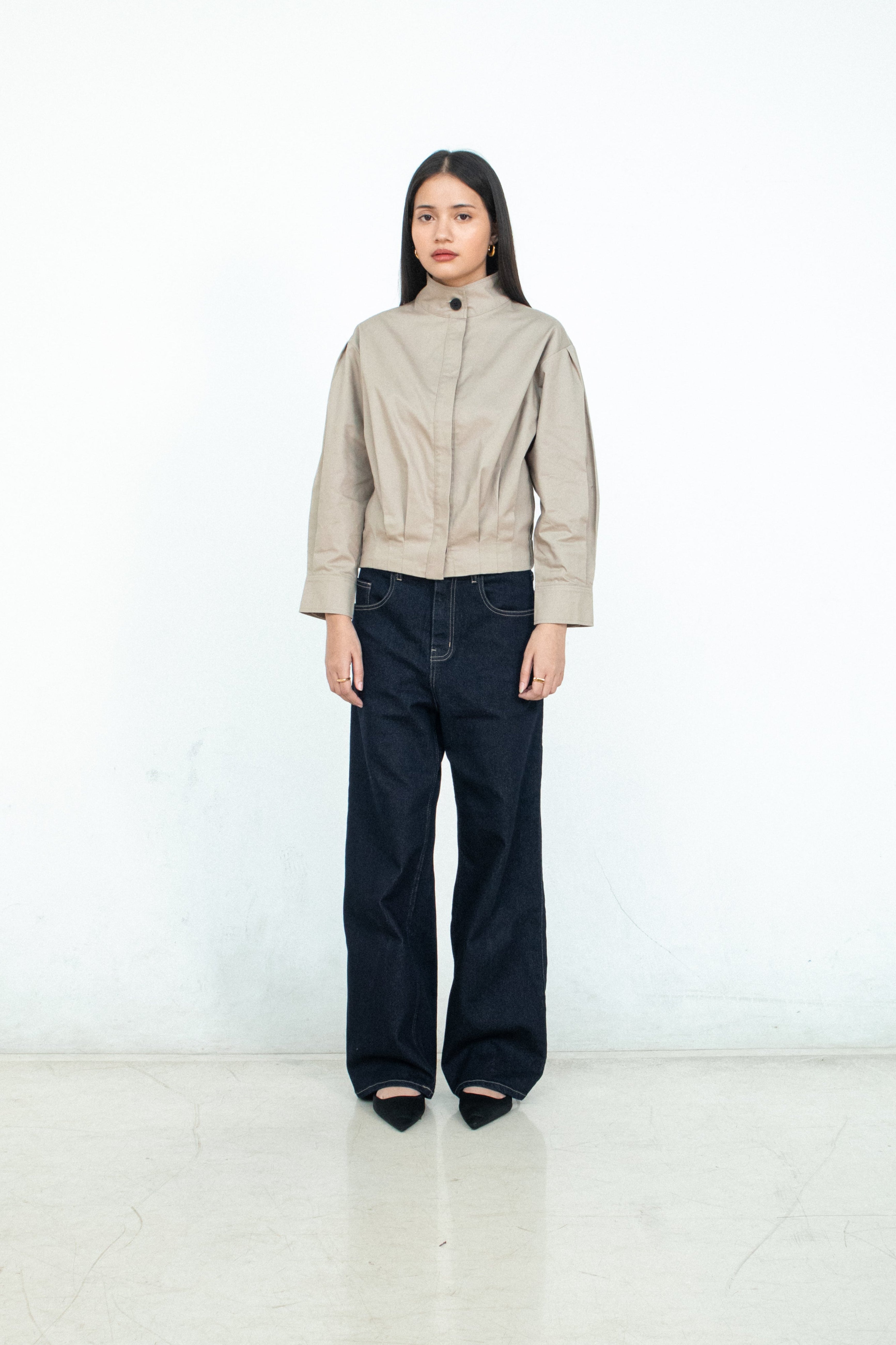 Cassia High Neck Jacket