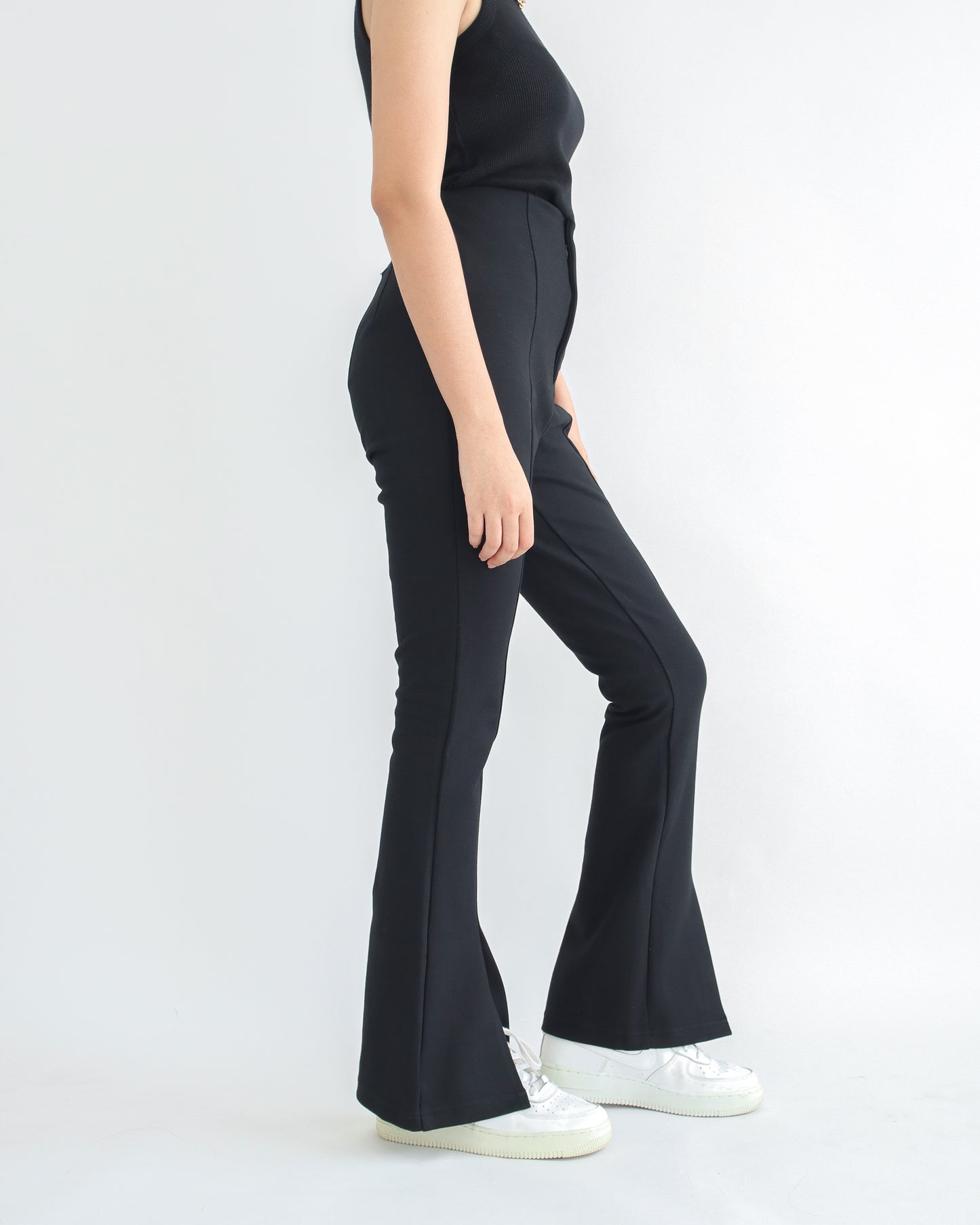 Alecia Flared Pants with Vents