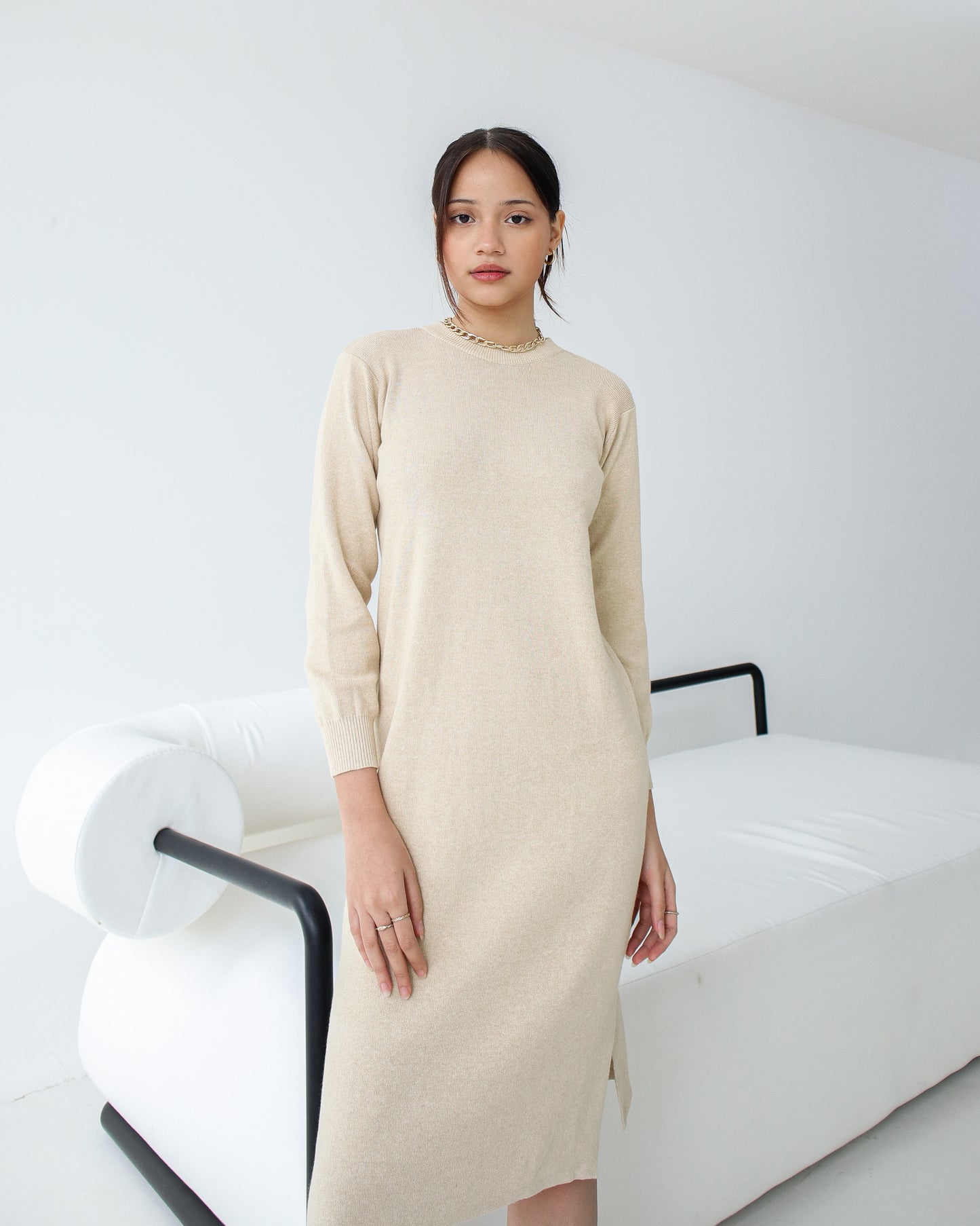 Aurelia Soft Knit Midi Dress